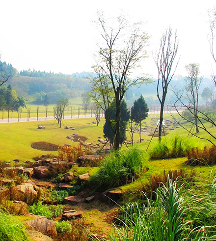 四川簡陽鰲山公園
